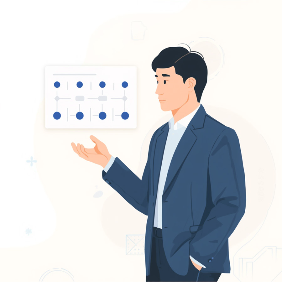WarmLeadの営業タイムラインイメージ